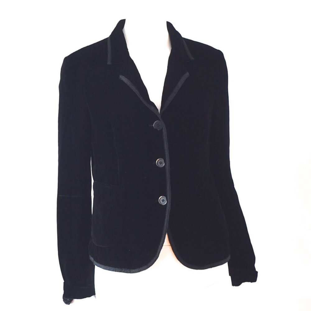 Marithe Francois Girbaud Viscose & Silk Velvet Jacket With Trim - Italy